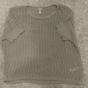 Chico's Tops - Chico's Size 3 Crochet Top Chico's Tops - Chico's Size 3 Crochet Top